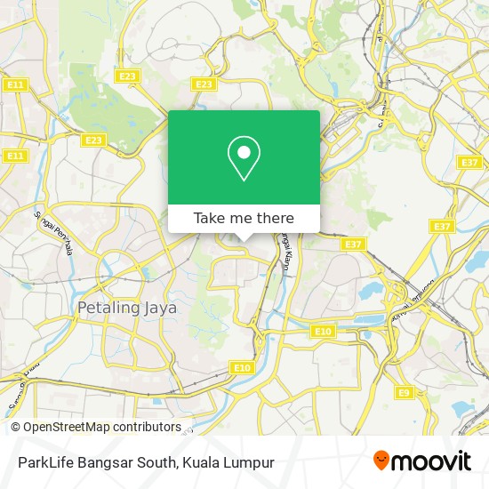 ParkLife Bangsar South map