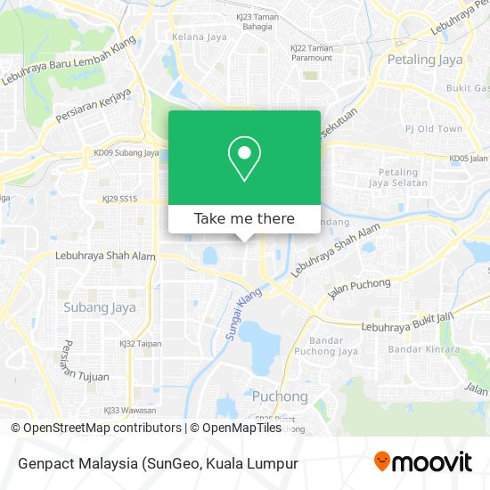 Genpact Malaysia map