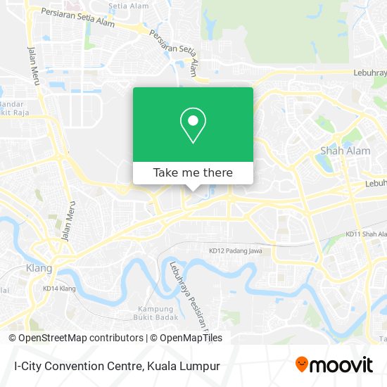 I-City Convention Centre map