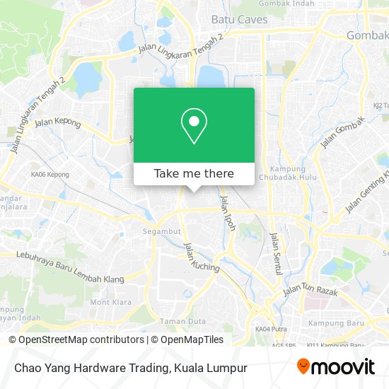 Chao Yang Hardware Trading map