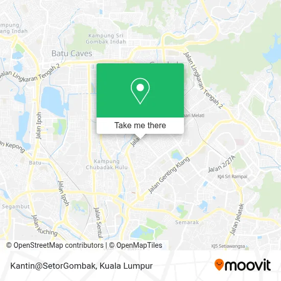 Kantin@SetorGombak map