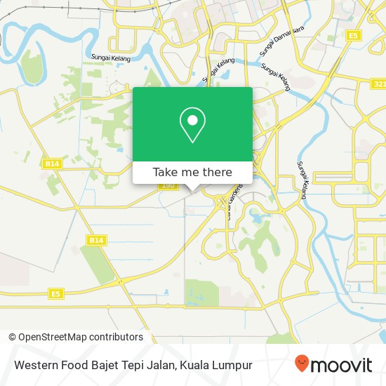 Western Food Bajet Tepi Jalan map