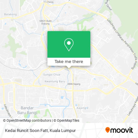 Kedai Runcit Soon Fatt map