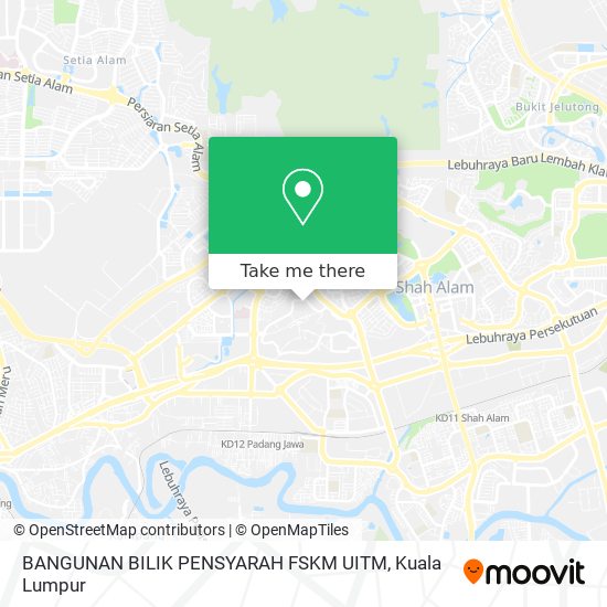 Peta BANGUNAN BILIK PENSYARAH FSKM UITM