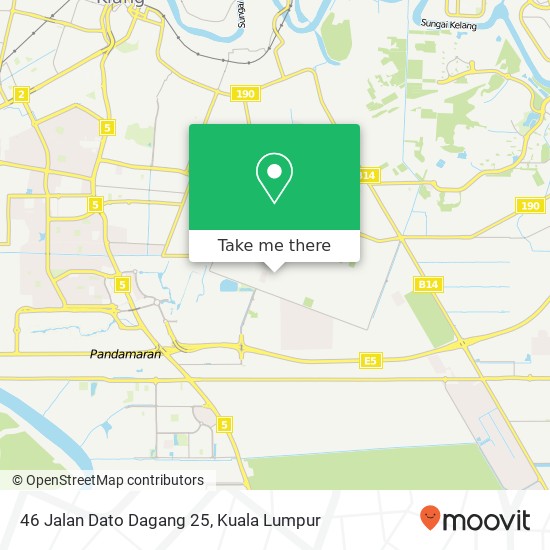 Peta 46 Jalan Dato Dagang 25