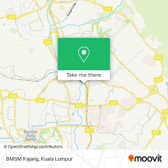 BMSM Kajang map