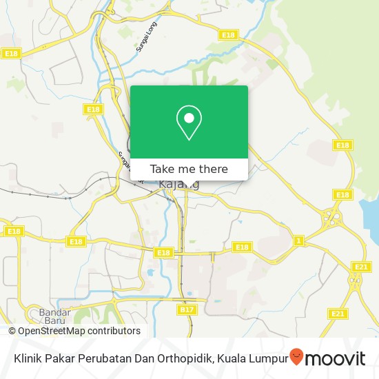 Klinik Pakar Perubatan Dan Orthopidik map