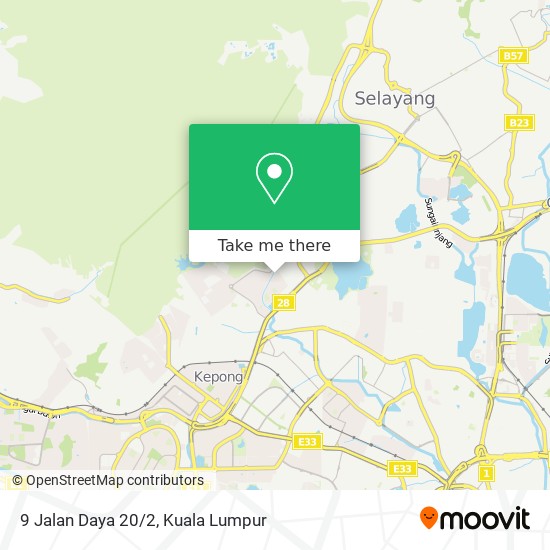 9 Jalan Daya 20/2 map