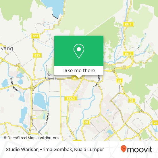 Studio Warisan,Prima Gombak map