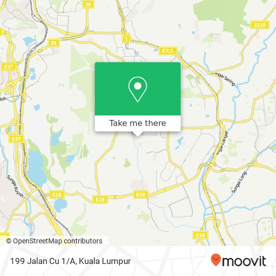 Peta 199 Jalan Cu 1/A