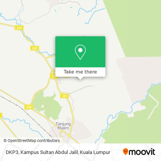 DKP3, Kampus Sultan Abdul Jalil map