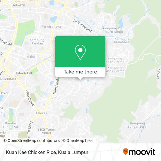 Kuan Kee Chicken Rice map