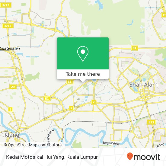 Kedai Motosikal Hui Yang map