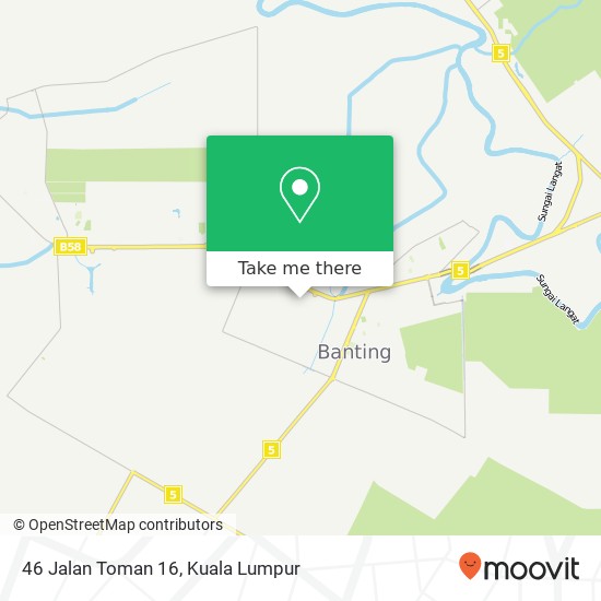 Peta 46 Jalan Toman 16