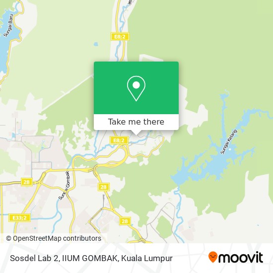 Sosdel Lab 2, IIUM GOMBAK map