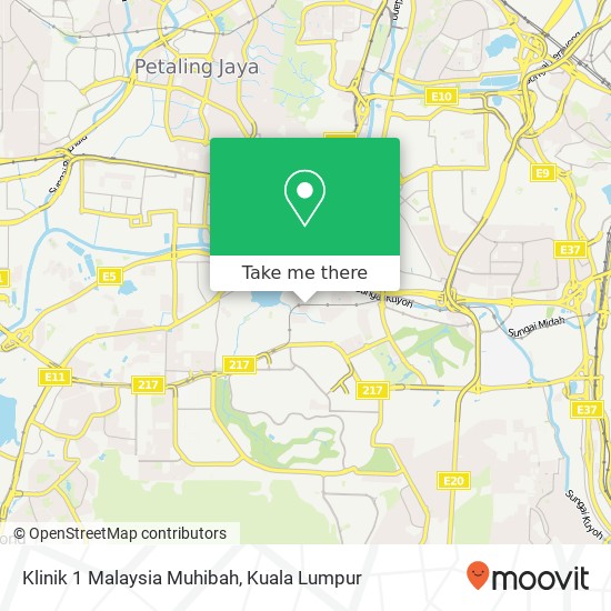 Peta Klinik 1 Malaysia Muhibah