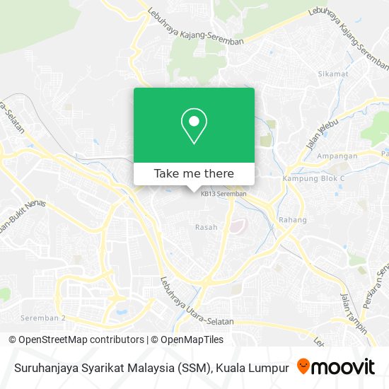 Peta Suruhanjaya Syarikat Malaysia (SSM)