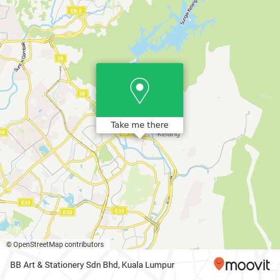 BB Art & Stationery Sdn Bhd map