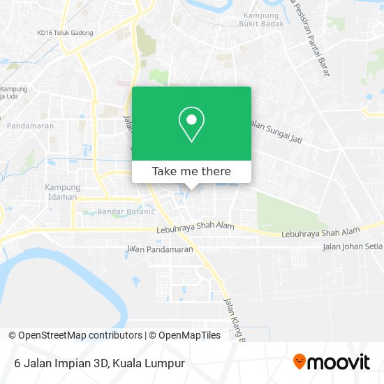 6 Jalan Impian 3D map