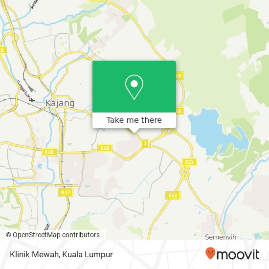 Klinik Mewah map