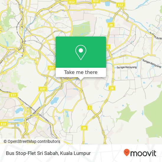 Bus Stop-Flet Sri Sabah map