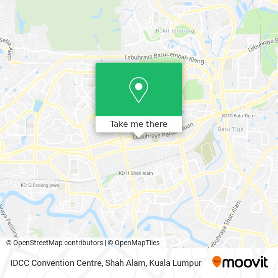 IDCC Convention Centre, Shah Alam map