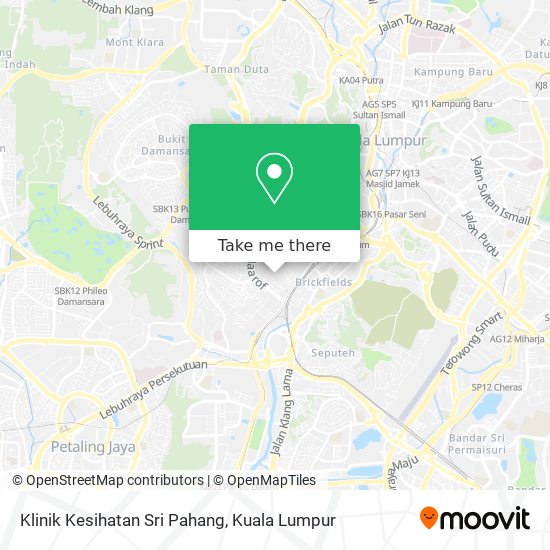 Klinik Kesihatan Sri Pahang map