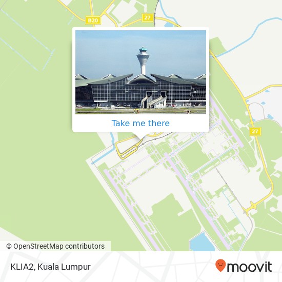 KLIA2 map