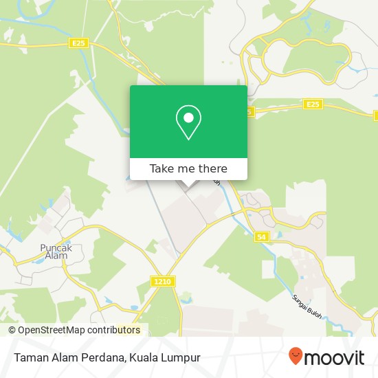 Taman Alam Perdana map
