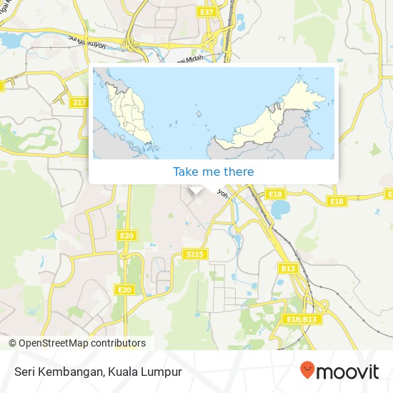 Seri Kembangan map