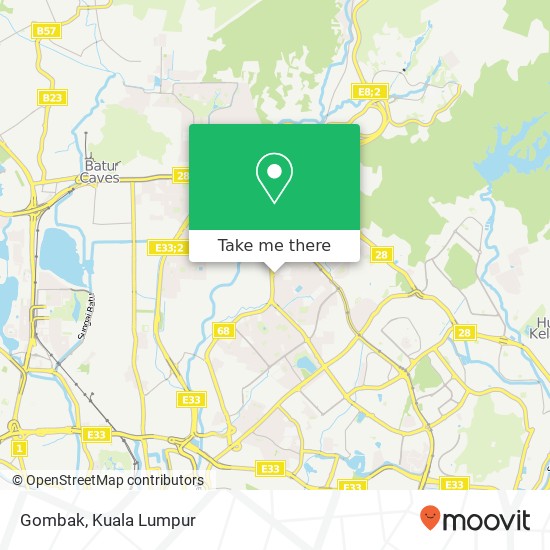 Gombak map