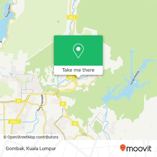 Gombak map