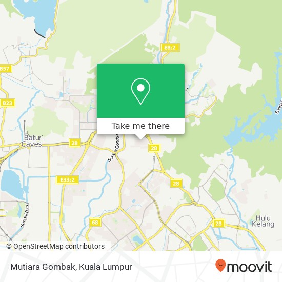 Mutiara Gombak map