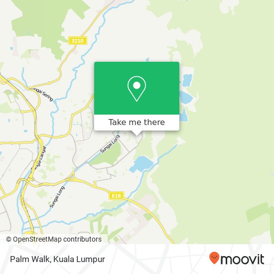 Palm Walk map