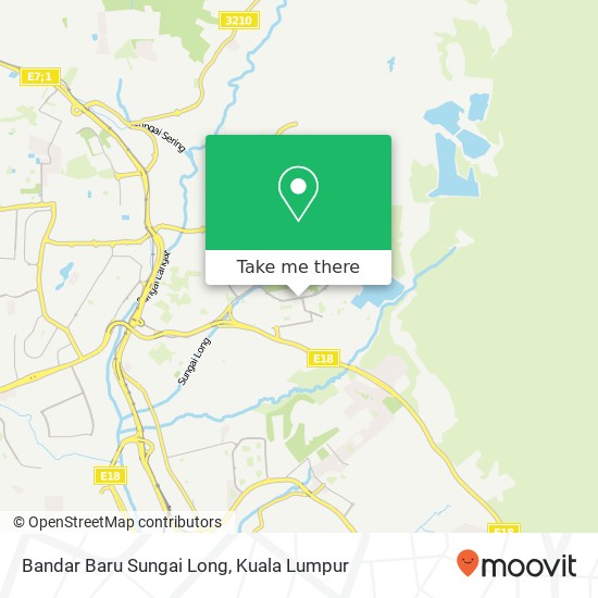 Peta Bandar Baru Sungai Long