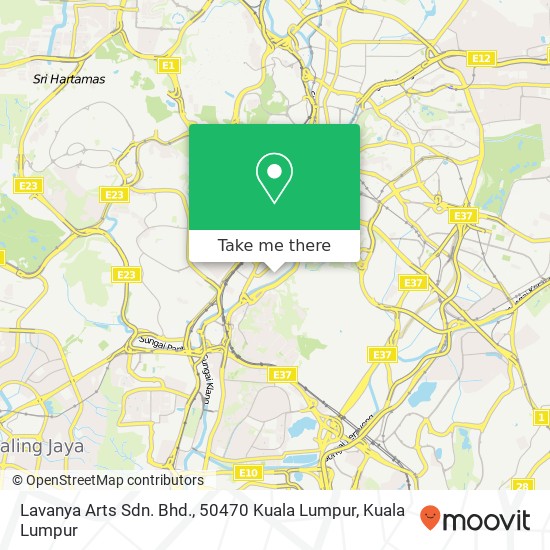 Lavanya Arts Sdn. Bhd., 50470 Kuala Lumpur map