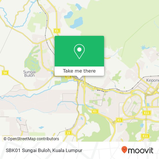 SBK01 Sungai Buloh map