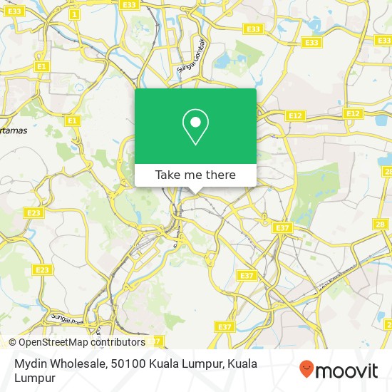 Mydin Wholesale, 50100 Kuala Lumpur map