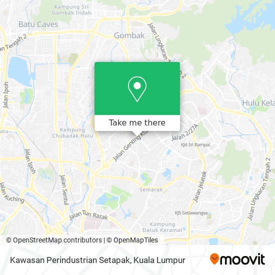 Kawasan Perindustrian Setapak map