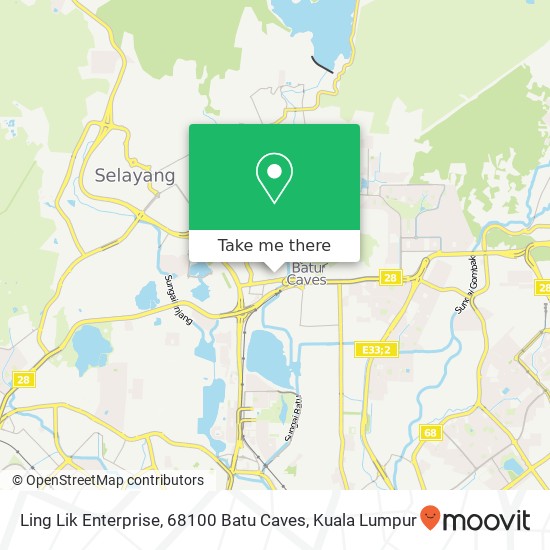 Ling Lik Enterprise, 68100 Batu Caves map