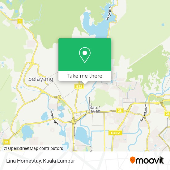 Lina Homestay map