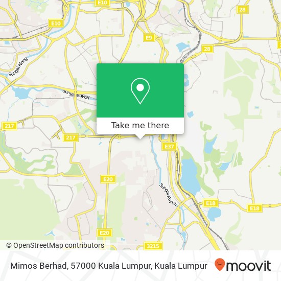 Peta Mimos Berhad, 57000 Kuala Lumpur