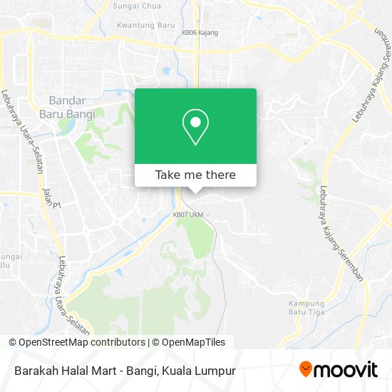 Barakah Halal Mart - Bangi map