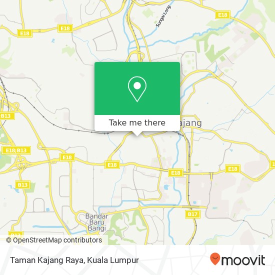 Taman Kajang Raya map