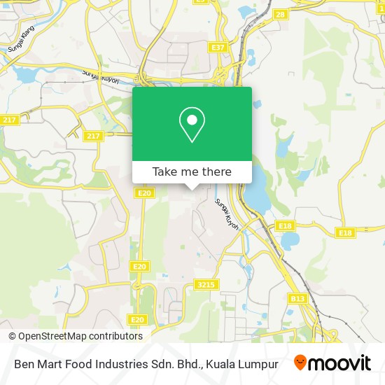 Ben Mart Food Industries Sdn. Bhd. map