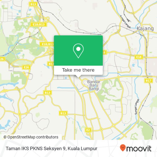 Peta Taman IKS PKNS Seksyen 9