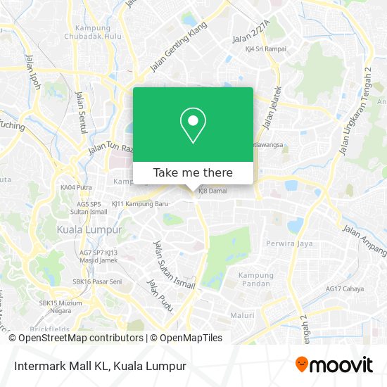 Intermark Mall KL map