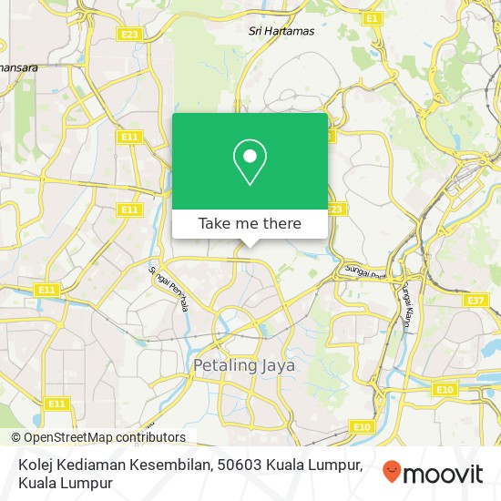 Kolej Kediaman Kesembilan, 50603 Kuala Lumpur map