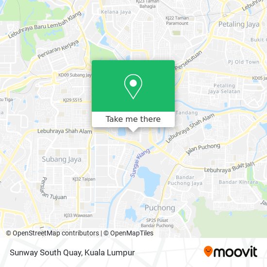 Sunway South Quay map