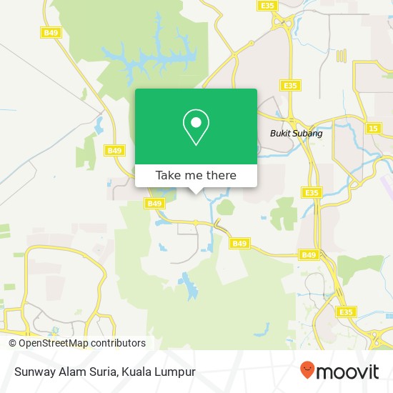 Sunway Alam Suria map